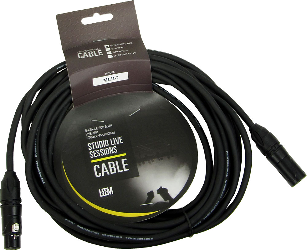 Leem XLR-XLR Microphone Cable 7m Live and Recording