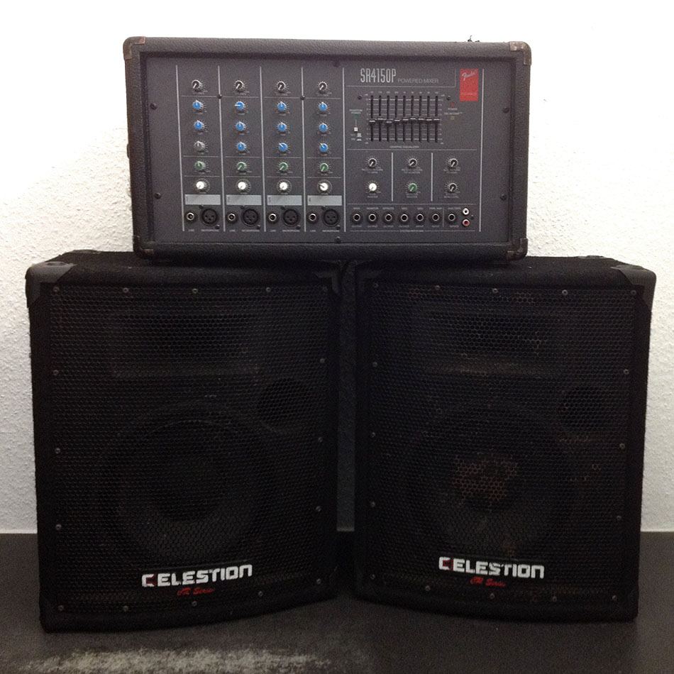 150w PA System for hire