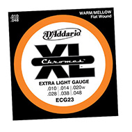 Daddario ECG23 Chromes Extra Light 10-48