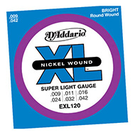 Daddario EXL120 Super Light 9-42