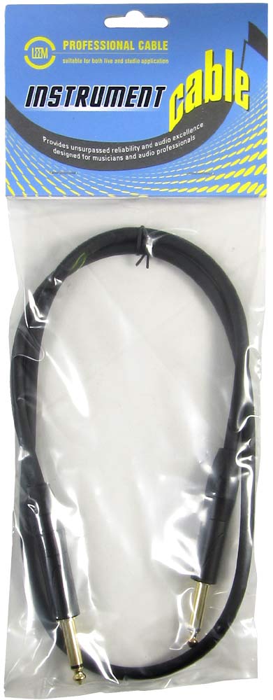 Leem 1m PAtch Lead Straight Neutrik Connectors