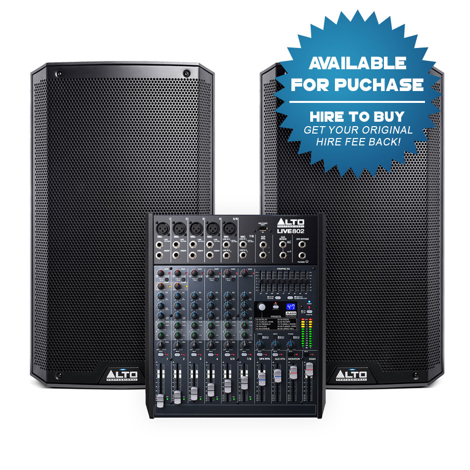 Alto PA System for hire