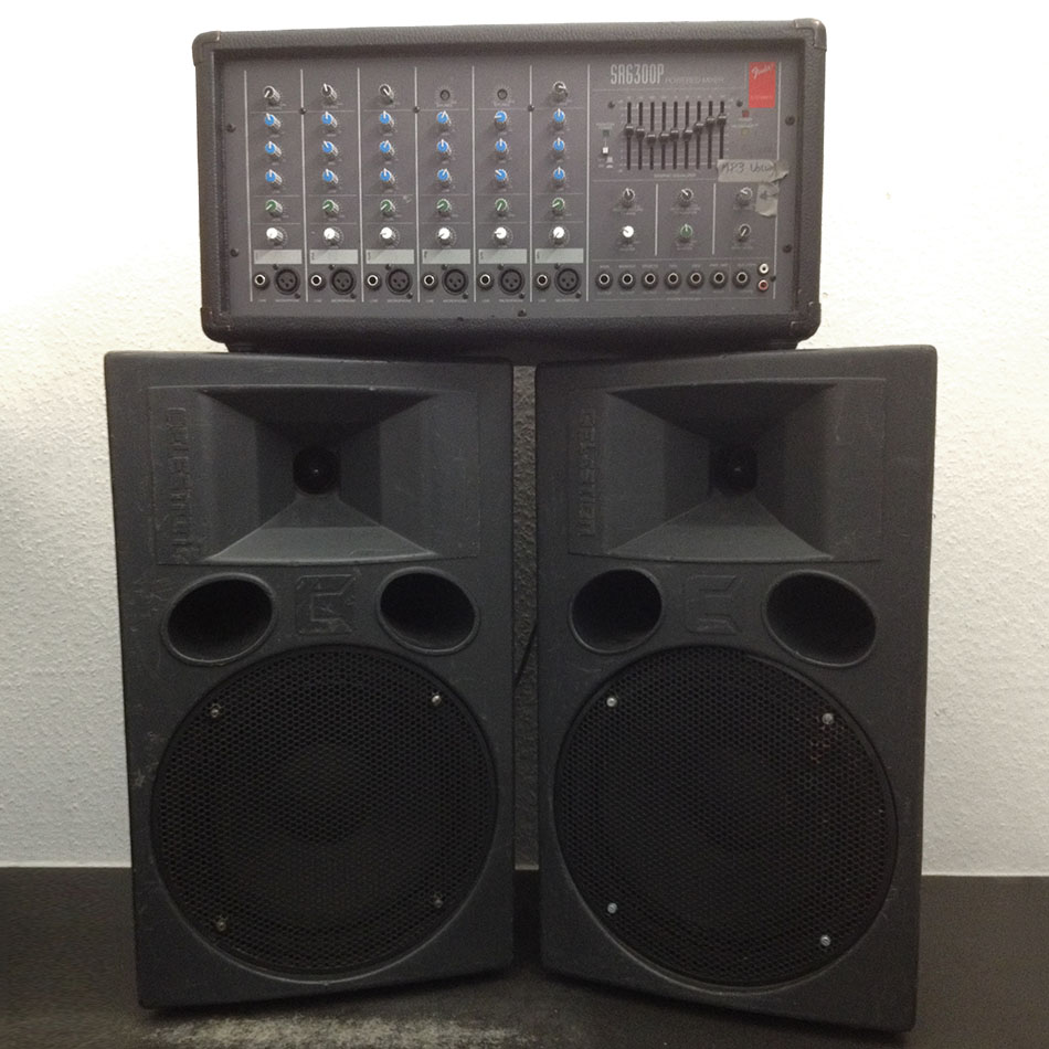 300w PA System for hire