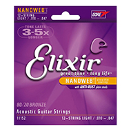 Elixir Nanoweb Bronze 12-String 10-47