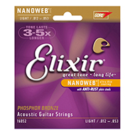 Elixir Nanoweb Phosphor Bronze Light 12-53