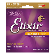 Elixir Nanoweb Phosphor Bronze Medium 13-56