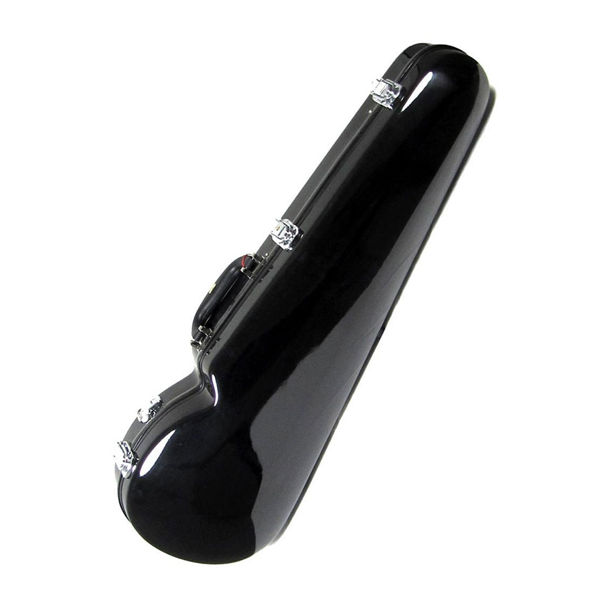 Valentino Fiberglass Violin Case Black
