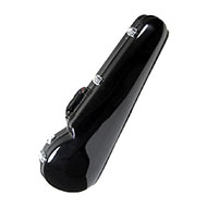 Valentino Fiberglass Violin Case Black