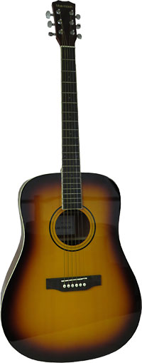 Blue Moon BG-28 Dreadnought Acoustic Sunburst