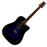 Ibanez PF15ECE Blue Burst